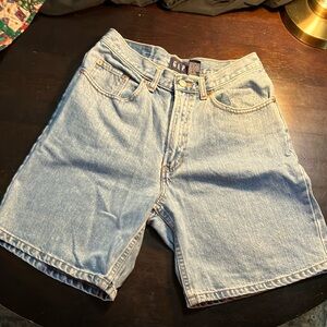 GAP Vintage 90s Light Denim High-Waisted Shorts